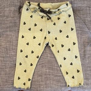 Zara NWT baby girl adorable green pants